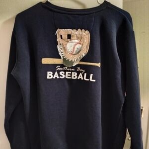 Baseball Navy Sweater